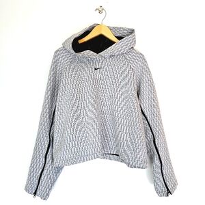 Nike Nsw Tech Pack Checkered Hoodie CZ9795-010 Grey/black